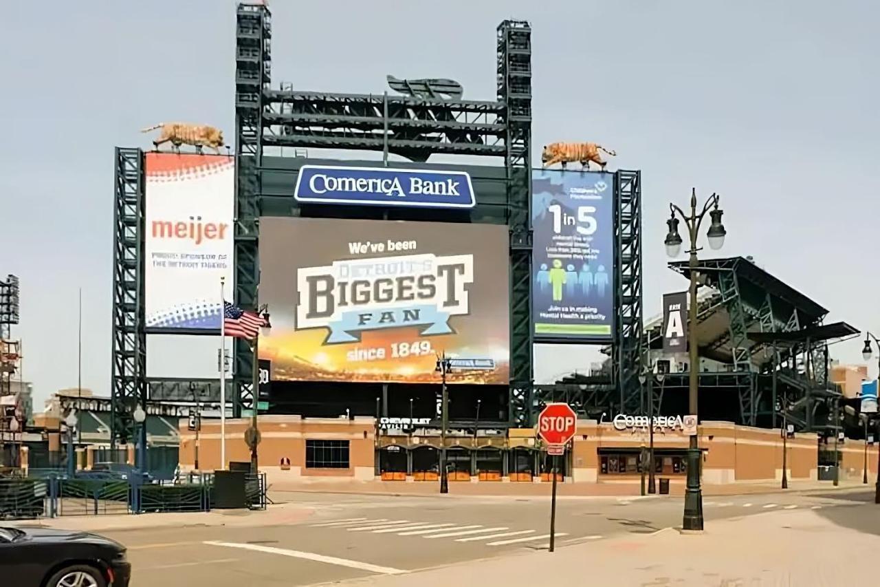 Perfect 1Br In Prime Location & View Of Stadiums 디트로이트 외부 사진